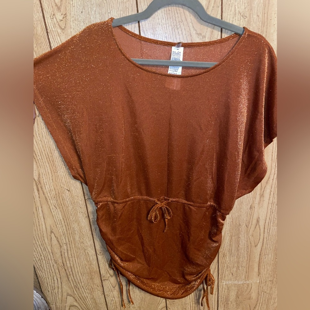 NWOT Forever 21 Shimmer Beach Coverup - Picture 9 of 9
